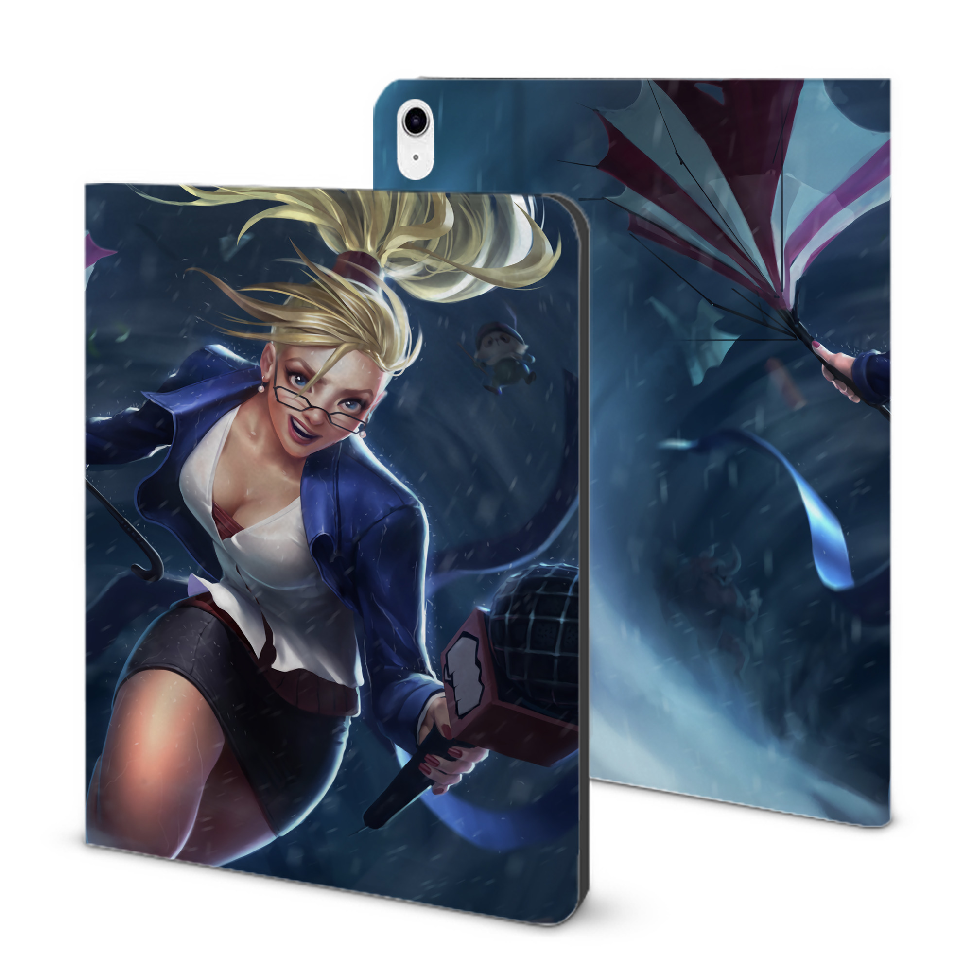 （画像用） リーグ・オブ・レジェンド League of Legends LOL IPad ケース ブック型 PUレザー TPU 耐衝撃 軽量 薄型 ペン収納なし 全面保護 IPad 各モデル対応